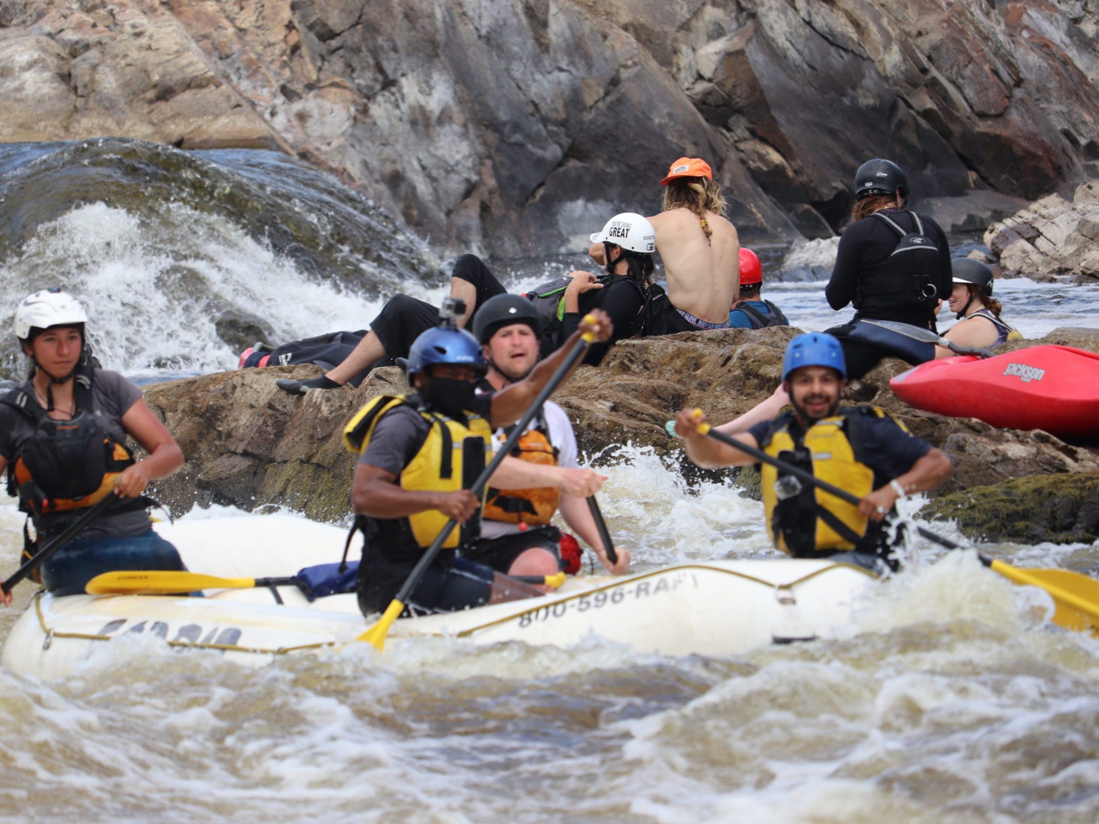 whitewater rafting